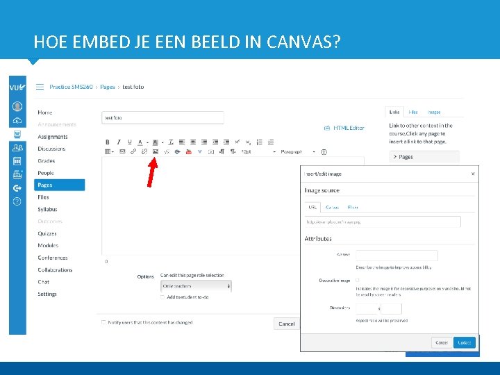 HOE EMBED JE EEN BEELD IN CANVAS? 