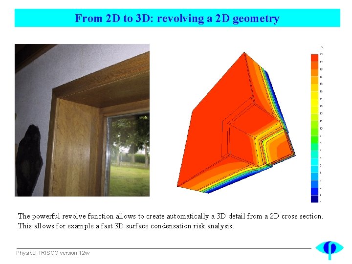 From 2 D to 3 D: revolving a 2 D geometry The powerful revolve