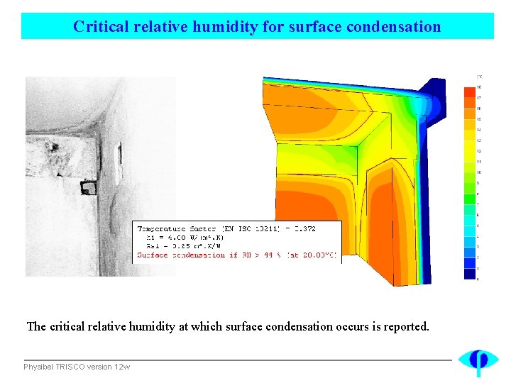 Critical relative humidity for surface condensation The critical relative humidity at which surface condensation