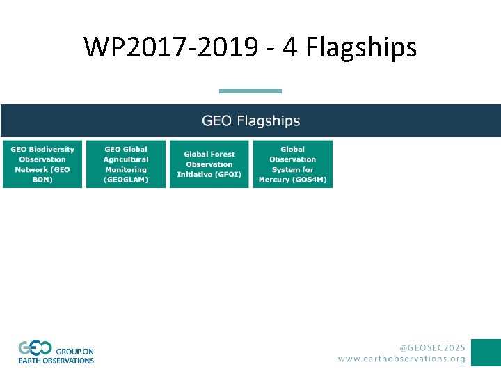 WP 2017 -2019 - 4 Flagships 