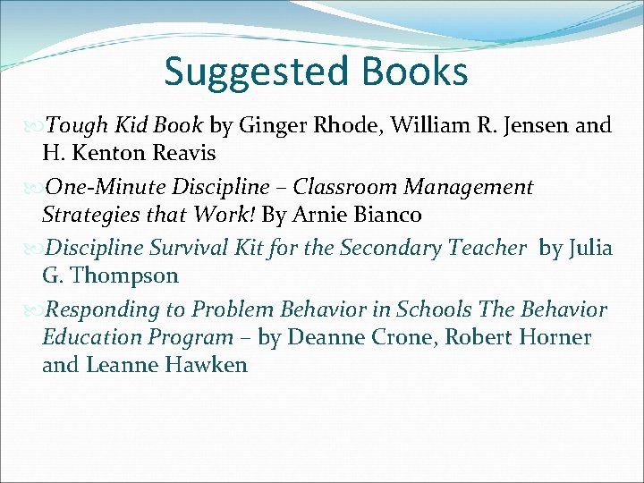 Suggested Books Tough Kid Book by Ginger Rhode, William R. Jensen and H. Kenton Suggested Books Tough Kid Book by Ginger Rhode, William R. Jensen and H. Kenton