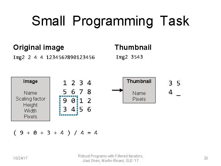 Small Programming Task Original image Thumbnail Img 2 2 4 4 1234567890123456 Img 2