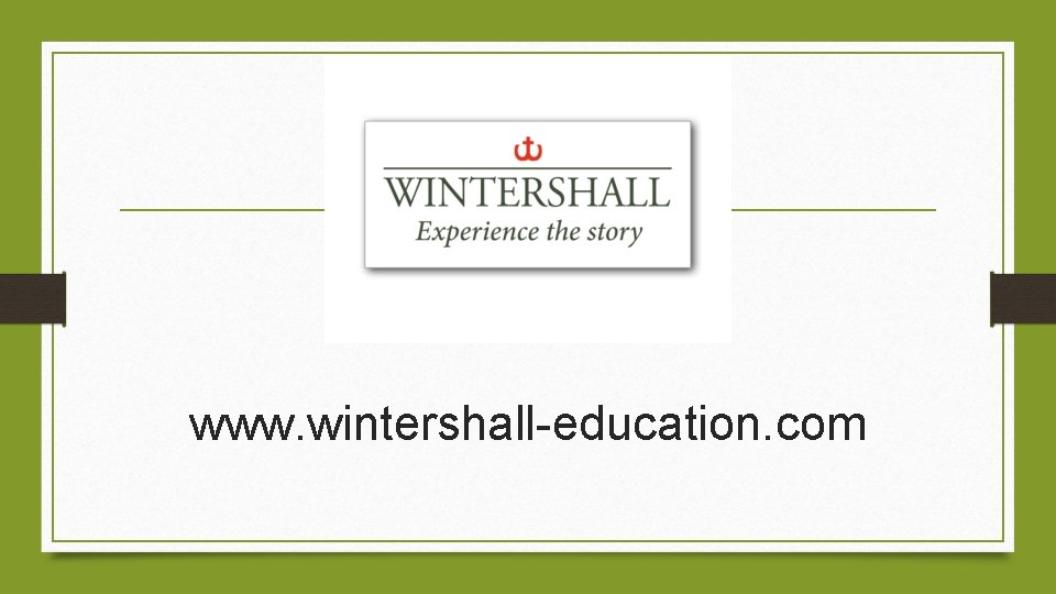 www. wintershall-education. com 