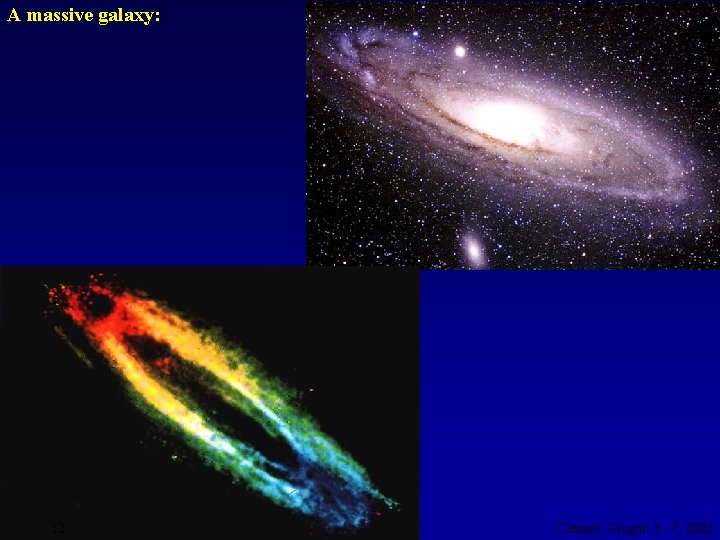 A massive galaxy: 12 Cetraro, Giugno 3 - 7, 2002 