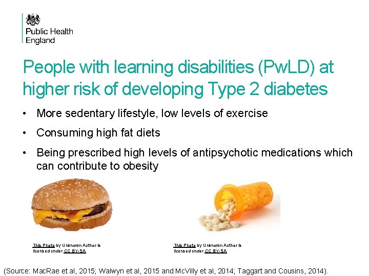 People with learning disabilities (Pw. LD) at higher risk of developing Type 2 diabetes
