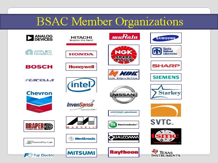 BSAC Member Organizations 