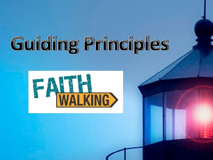 Guiding Principles 