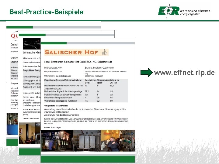 Best-Practice-Beispiele Fachgebiet Bauphysik www. effnet. rlp. de 