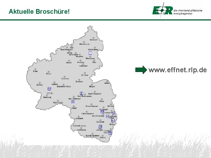 Aktuelle Broschüre! Fachgebiet Bauphysik www. effnet. rlp. de 