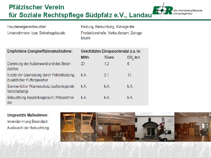 Pfälzischer Verein Fachgebiet Bauphysik für Soziale Rechtspflege Südpfalz e. V. , Landau 