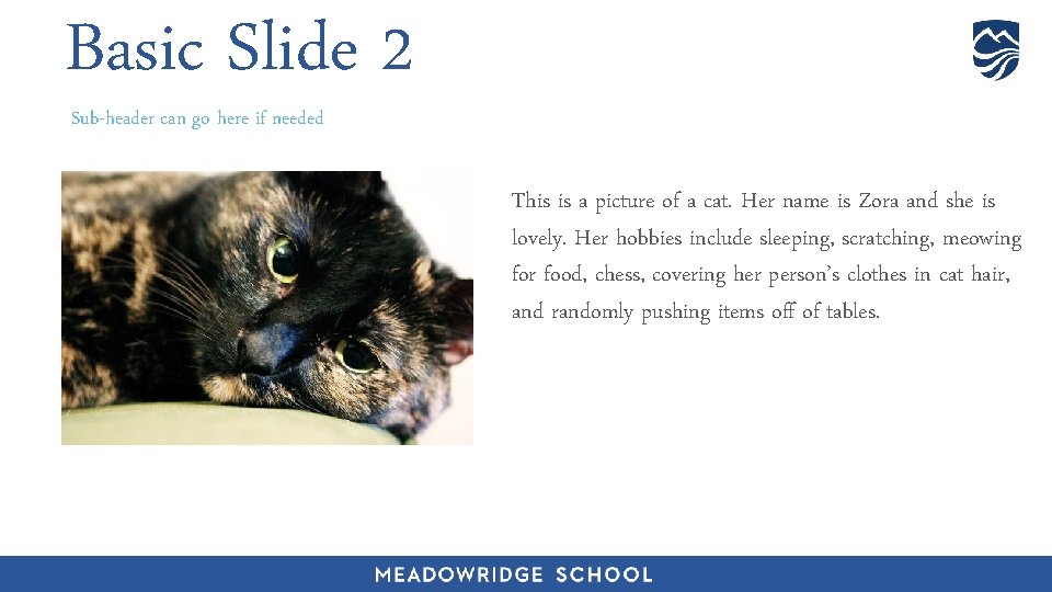 Basic Slide 2 Sub-header can go here if needed 1 2 This is a