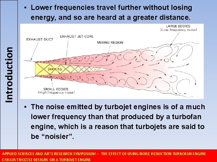 Introduction • Lower frequencies travel further without losing energy, and so are heard at