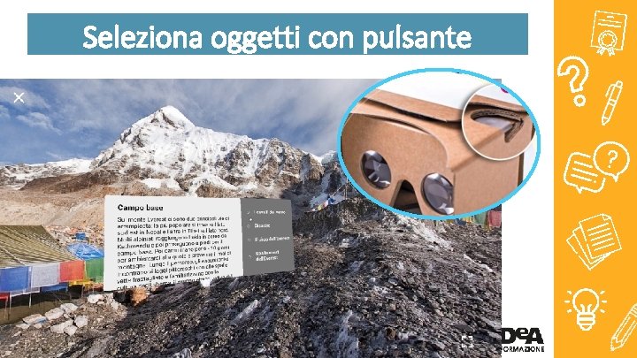 Seleziona oggetti con pulsante 
