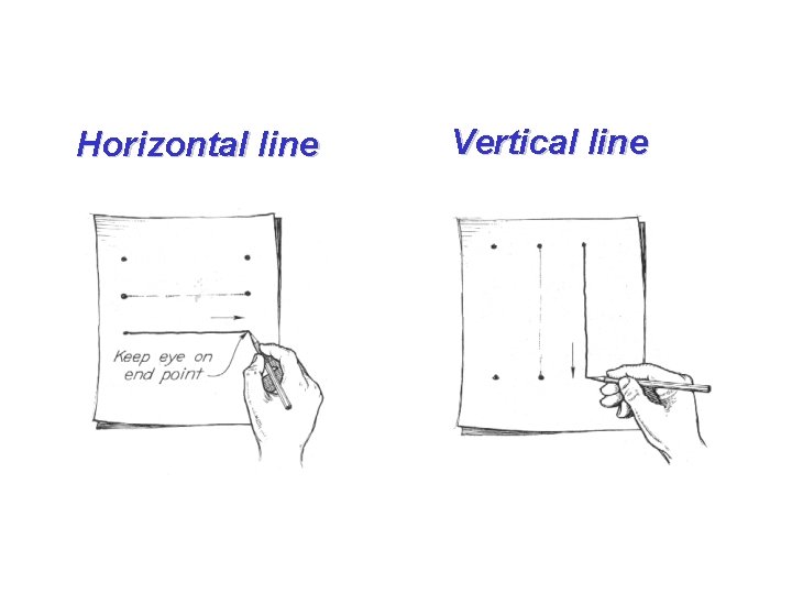 Horizontal line Vertical line 