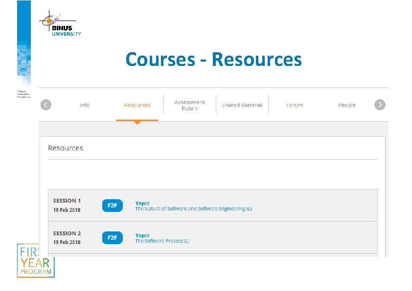 Courses - Resources 