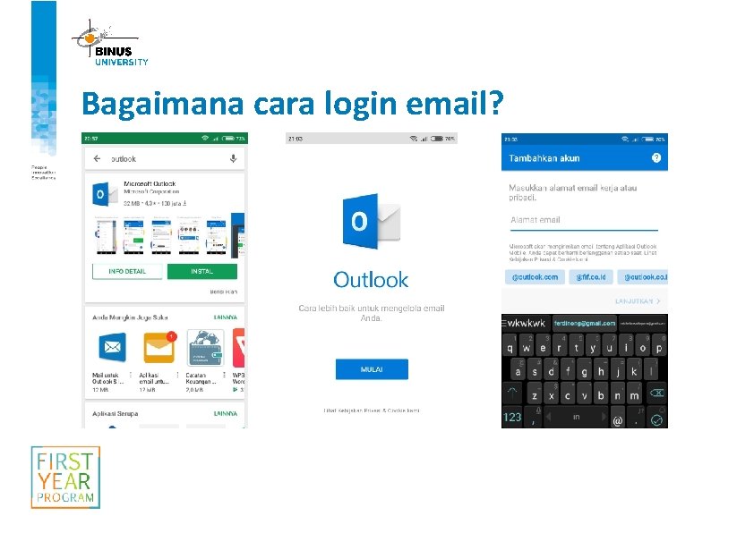 Bagaimana cara login email? 