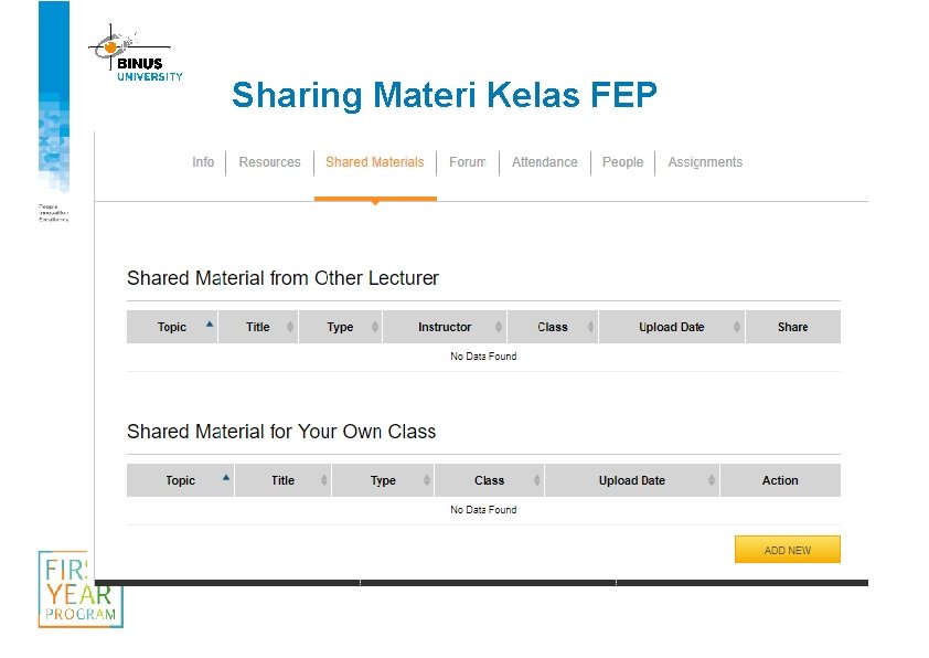Sharing Materi Kelas FEP 