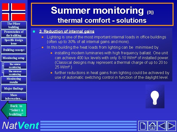 Summer monitoring (3|) thermal comfort - solutions The Pfizer building Presentation of the building