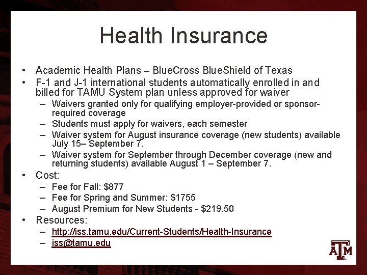 Health Insurance • Academic Health Plans – Blue. Cross Blue. Shield of Texas •