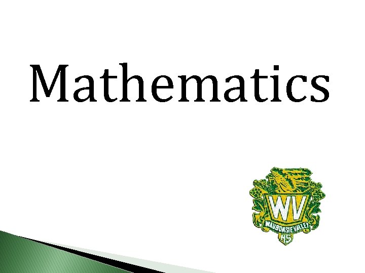 Mathematics 