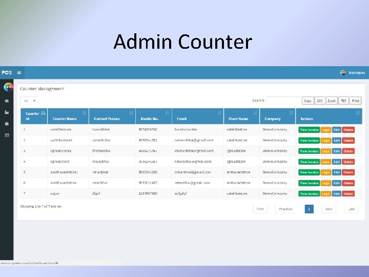 Admin Counter 