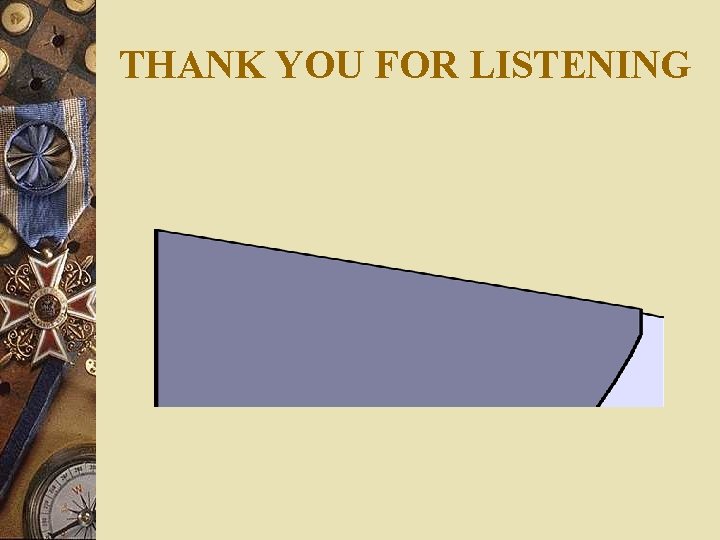 THANK YOU FOR LISTENING 