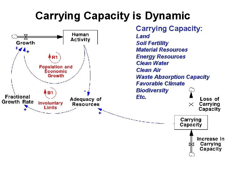 Carrying Capacity is Dynamic Carrying Capacity: Land Soil Fertility Material Resources Energy Resources Clean Carrying Capacity is Dynamic Carrying Capacity: Land Soil Fertility Material Resources Energy Resources Clean