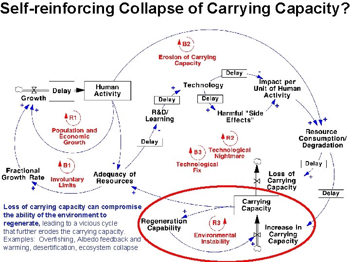 Self-reinforcing Collapse of Carrying Capacity? Loss of carrying capacity can compromise the ability of Self-reinforcing Collapse of Carrying Capacity? Loss of carrying capacity can compromise the ability of