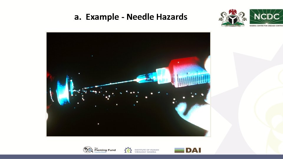 a. Example - Needle Hazards 