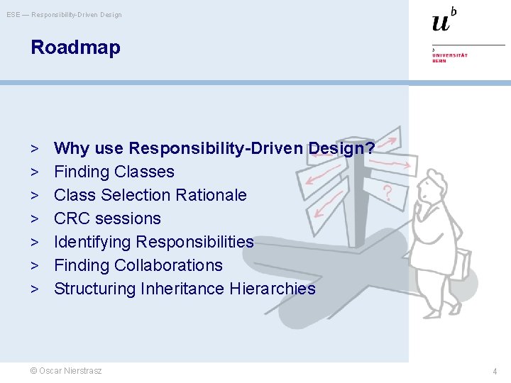 ESE — Responsibility-Driven Design Roadmap > Why use Responsibility-Driven Design? > Finding Classes >