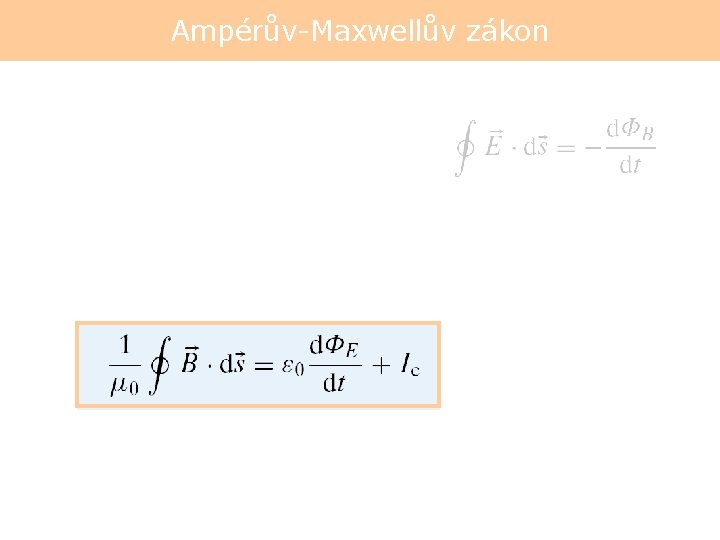 Ampérův-Maxwellův zákon 