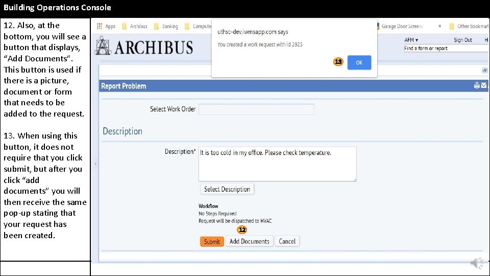 Building Operations Console 12. Also, at the bottom, you will see a button that Building Operations Console 12. Also, at the bottom, you will see a button that