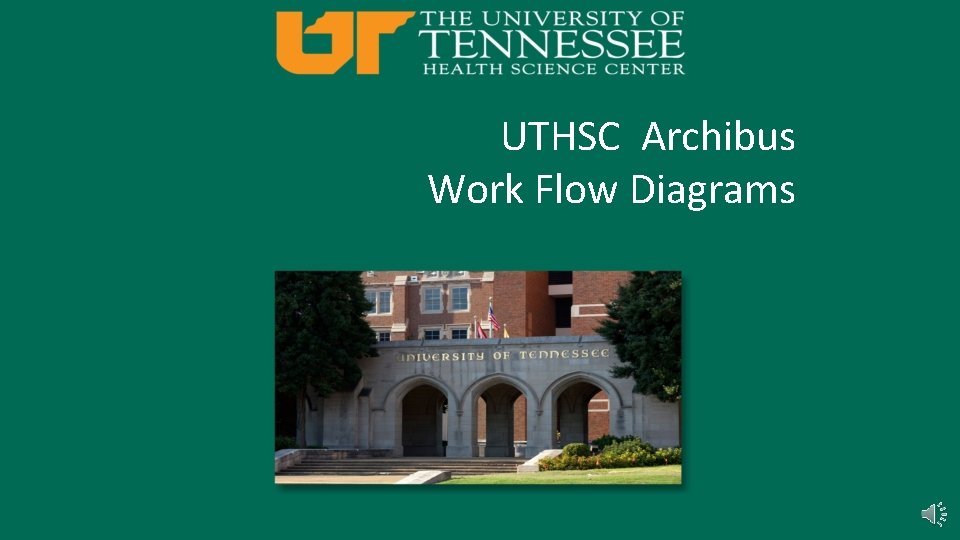 UTHSC Archibus Work Flow Diagrams  UTHSC Archibus Work Flow Diagrams