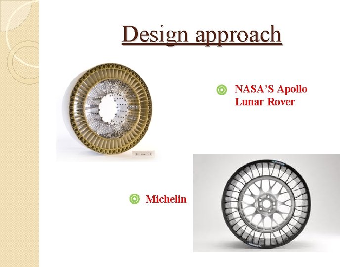Design approach NASA’S Apollo Lunar Rover Michelin 