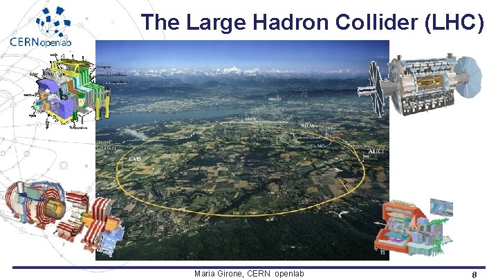 The Large Hadron Collider (LHC) Maria Girone, CERN openlab 8 