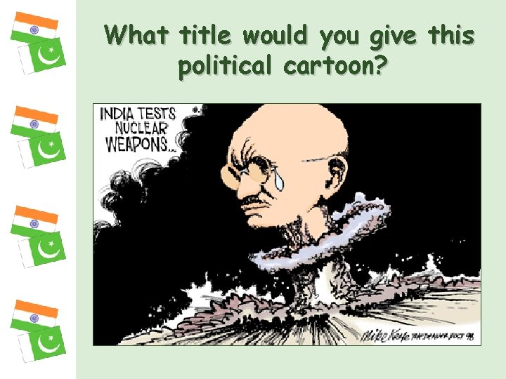 What title would you give this political cartoon? 