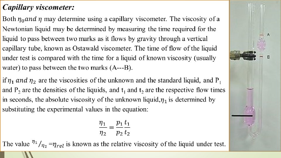 Physical pharmacy Lab 6 Viscosity Viscosity is an