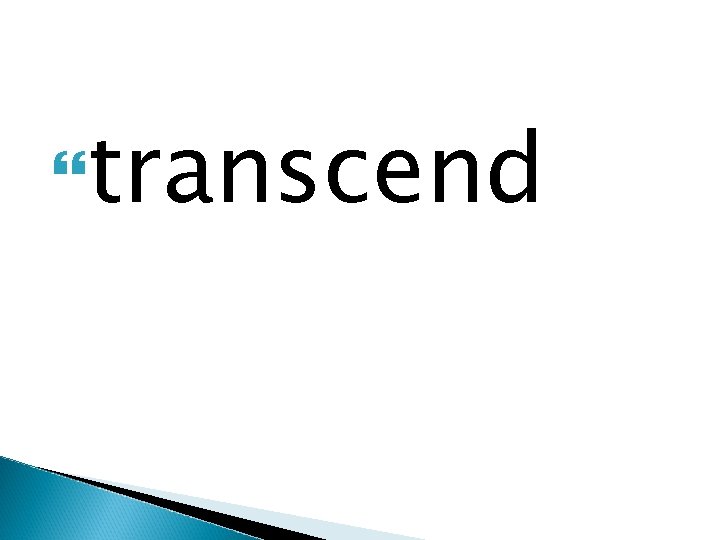  transcend 