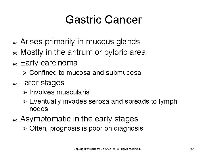 Gastric Cancer Arises primarily in mucous glands Mostly in the antrum or pyloric area