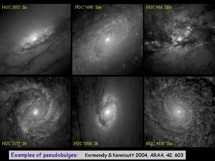 NGC 3885 Sa NGC 3177 Sb NGC 7690 Sab NGC 5806 Sb Examples of