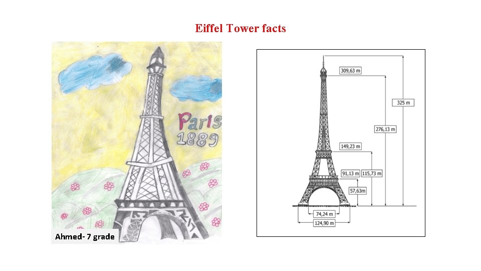 Eiffel Tower facts Ahmed- 7 grade 
