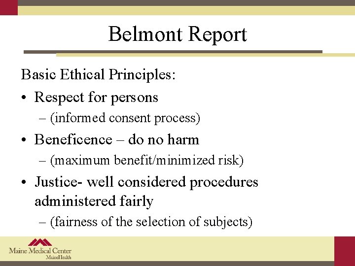 HUMAN RESEARCH HISTORICAL PERSPECTIVE Objectives Identify the history