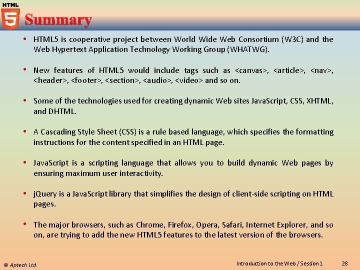  HTML 5 is cooperative project between World Wide Web Consortium (W 3 C)