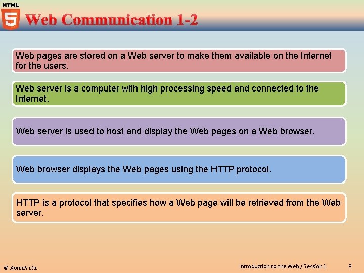 Web pages are stored on a Web server to make them available on the