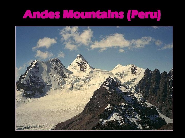 Andes Mountains (Peru) 