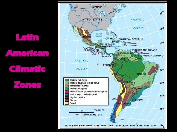 Latin American Climatic Zones 