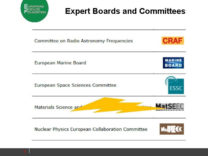 Expert Boards and Committees 9 