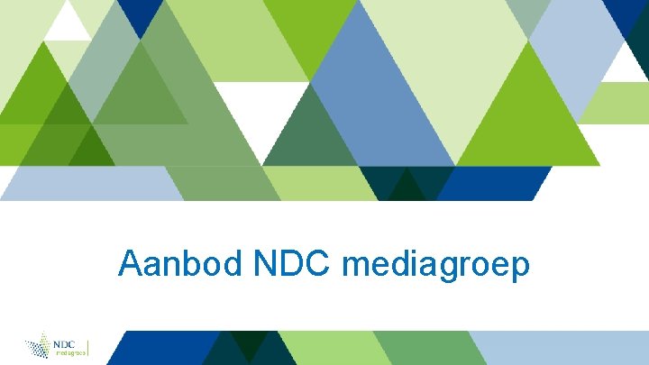 Aanbod NDC mediagroep 