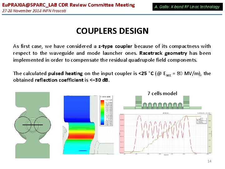 Eu. PRAXIA@SPARC_LAB CDR Review Committee Meeting A. Gallo: X-band RF Linac technology 27 -28