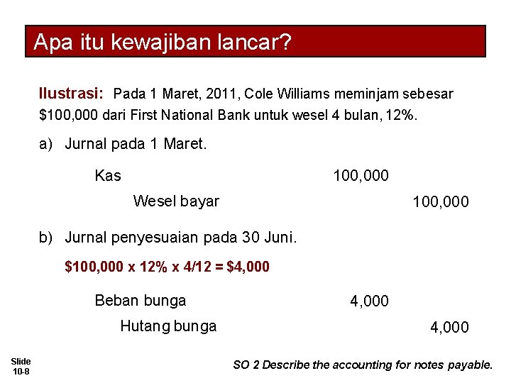 Slide 10 1 Chapter 10 Kewajiban Financial Accounting